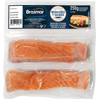 Brasmar Medalhões de Salmão embalagem 250 g - 18910502055
