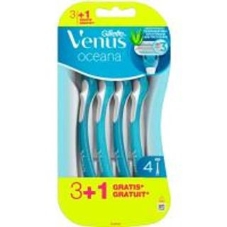 Maquinilla Desechable 3 Hojas Venus Oceana Pack 3+1 Uds (20253480)