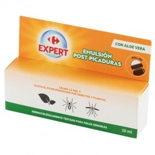 Emulsión Roll-On Post Picaduras Con Aloe Vera Carrefour Expert 10 Ml.