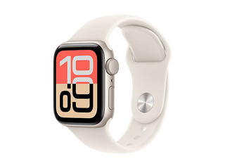 Apple Watch SE 3 GPS, 40mm Galaxy Aluminum Case with Galaxy Sport Band - S/M