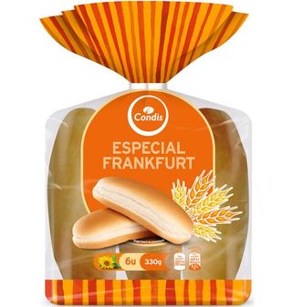 Bocatas Condis Hot Dog 6 Uds. 330 G