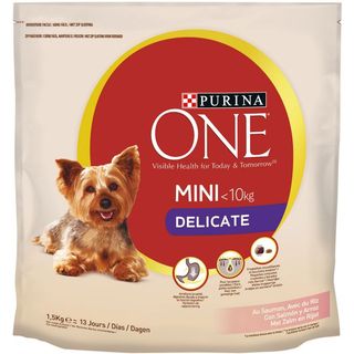 Purina One my dog is food lover salmón y arroz 1,5 kg