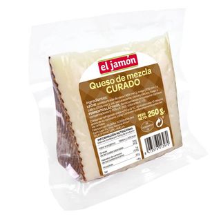 EL JAMÓN Queso Mezcla Curado Cuña, 250G