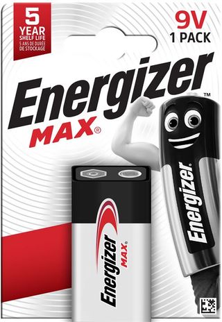 Pila Alcalina Energizer Max 9V 6Lr61 / 6Lf22 (7638900426663)