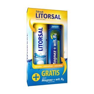 Zdrovit, Litorsal + Magnez + Witamina B6, tabletki musujące,