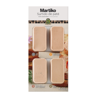 MARTIKO Surtido Patés 4X 35G S/Gl