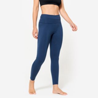 Leggings Yoga Suave Mujer Azul Marino Talle Alto.2XL / W39 L31 Azul