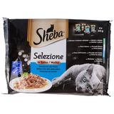 Comida Gato Pescado Mouss Sheba 4X85 G.