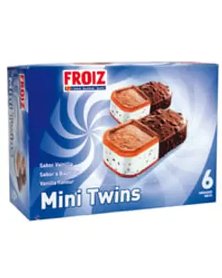 Gelado Froiz mini twins 6 unidades 300 g