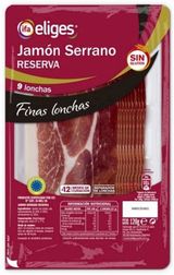 Jamón Curado Ifa Eliges Finas Lonchas 120G