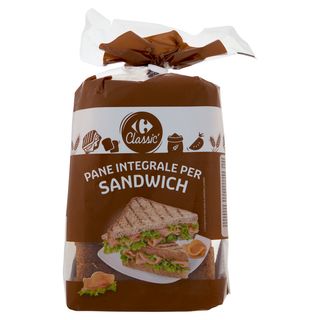 Carrefour Classic Pane Integrale per Sandwich 550 g