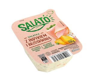 Salato Sałatka z indykiem i brzoskwinią, 150 g