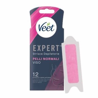 Veet Strisce Depilatorie Viso Pelli Normali 12pz