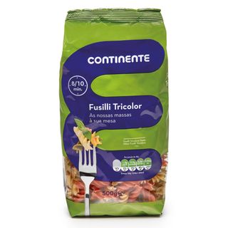 Massa Fusilli Tricolor Continente (emb. 500 gr)