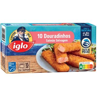 Douradinhos de Salmão Capitão Iglo (emb. 280 gr (10 un))