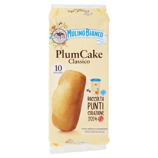 Mulino Bianco Plumcake Classico Merenda Con Yogurt Italiano 10 Pezzi 330G - 202390