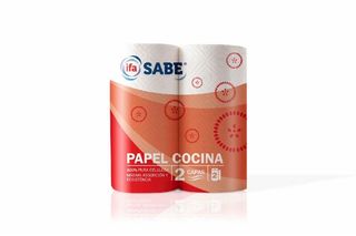 Papel Cocina Decorado Ifa Sabe 2Rollo Doble