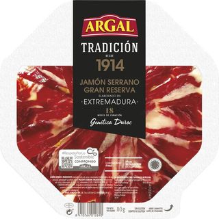 ARGAL Jamón Serrano De Extremadura Gran Reserva 80 G