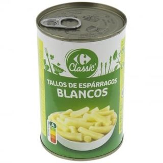 Tallos De Espárragos Blancos Classic Carrefour 250 G.