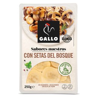 Pasta Fresca Rellena Con Setas Del Bosque Gallo Bandeja 250 G