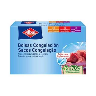 Bolsas Albal Congelación 3 Tamaños 1 Paquete (8410208958720)