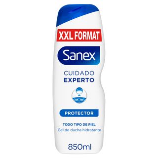 Gel de ducha Sanex BiomeProtect Dermo piel normal, prebiótico, combate las bacterias 850 ml