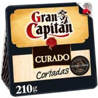 Queso Gran Capitán Curado Cortaditas 210 Gr. (17523655)