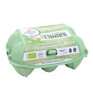 MAMÁ GALLINA Huevos M/L Ecológicos Gallinas Libres, 6Ud