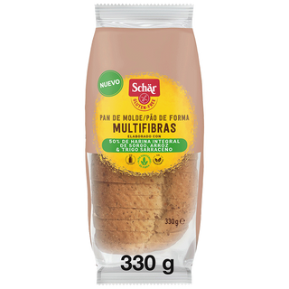 Pan De Molde Multifibras Schär 330 G.