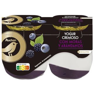 Con Moras Y Arandanos Auchan Gourmet 2X125 G