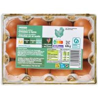 Huevos Suelo M Baleares Eroski, Cartón 1 Docena (24611766)