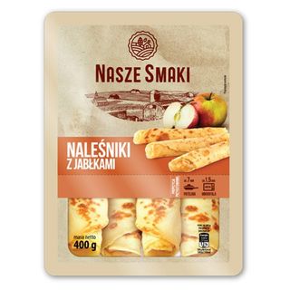 Nasze Smaki Naleśniki z jabłkami 400 g