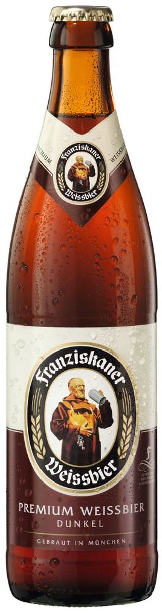 Franziskaner Dunkel Birra Weisse Bavarese Bottiglia 0,5L