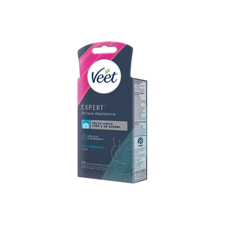 Veet Expert Strisce Viso Pelle Sensibile 12 Strisce - 000303280