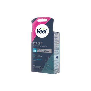 Veet Expert Strisce Viso Pelle Sensibile 12 Strisce - 000303280