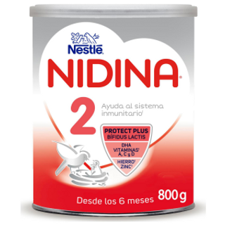 Leche Nº2 Premium Nidina 2 800Gr.