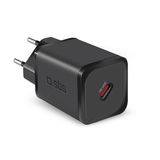 Cargador De Pared Sbs Gan Power Delivery Usb-C 45W Negro (8018417438165)
