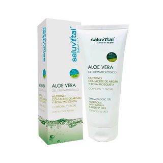 Aloe Vera 100% Puro Nutritivo Con Aceite De Argán 200Ml Saluvital (8430653000461)