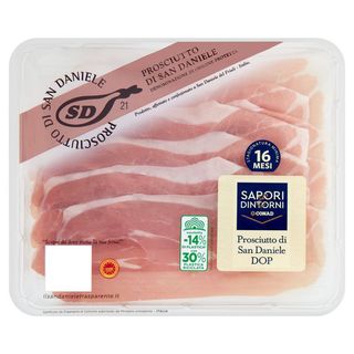 SAPORI & DINTORNI CONAD Prosciutto di San Daniele DOP Stagionatura Minima 16 Mesi 100 g - 8003170053236