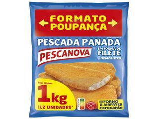 FILETE PESCADA PESCANOVA PANADA SEM GLÚTEN 1KG