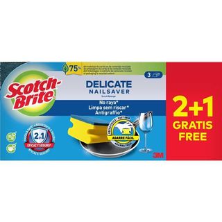 Salvauñas azul SCOTCH-BRITE, pack 2+1 ud (26709998)