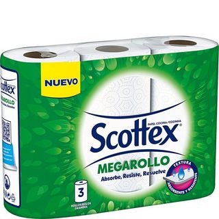 Scottex Papel De Cocina Megarollo 3 Rollos