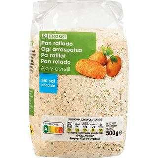 Pan Rallado De Ajo-Perejil Eroski, Paquete 500 G (15792526)