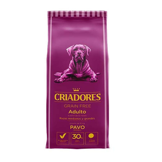 Criadores Adulto Grain Free Pavo Pienso Para Perros De Raza Mediana Y Grande 2.5Kg