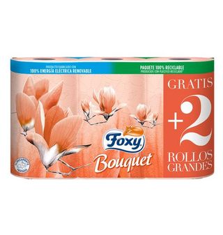 Papel Higiénico Foxy 4+2 Bouquet 6 Uds.