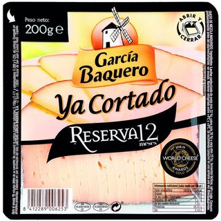 GARCÍA BAQUERO Queso Reserva 12 Meses Cortado 200 G
