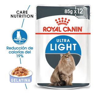 Royal Canin Ultra Light Gelatina Sobre Para Gatos 0.085Kg