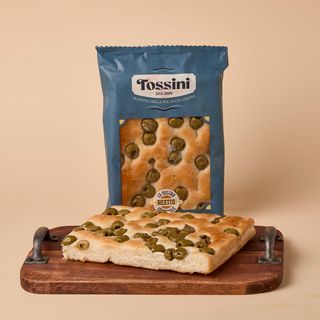 Focaccia Genovesa Amb Olives Tossini 200G