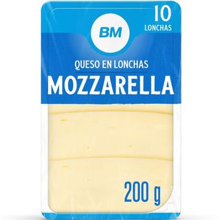 BM Queso Mozzarella Lonchas 200 G