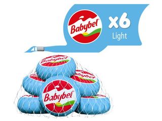QUEIJO MINI BABYBEL:LIGHT 6 UN 120 G